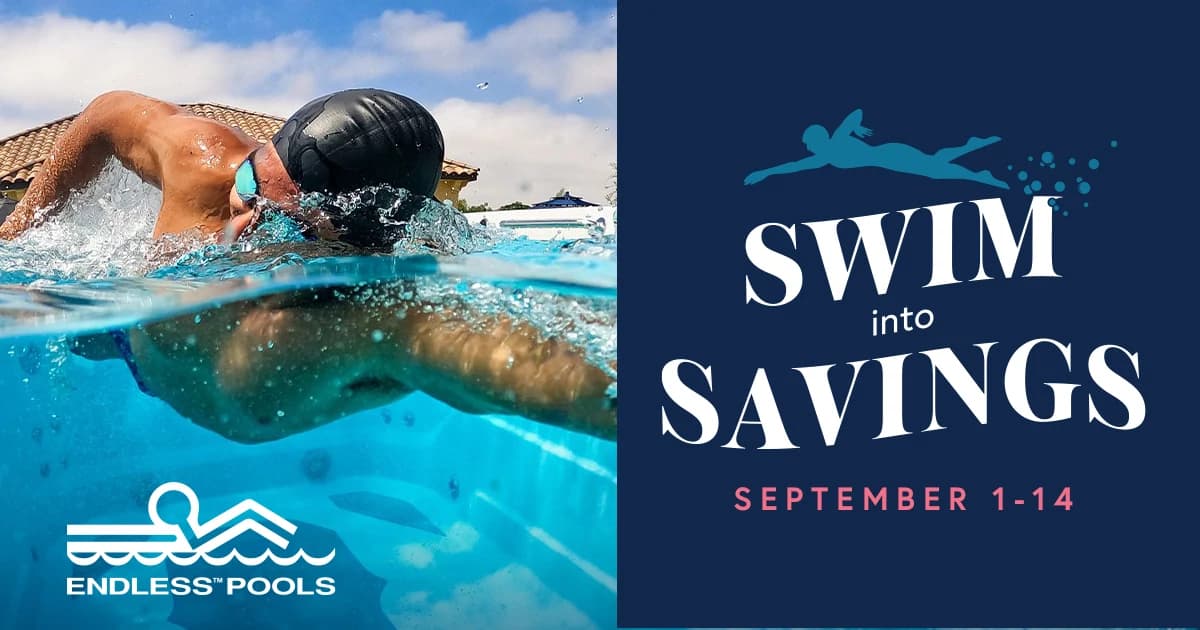Endless Pools Swim Into Savings, September 1 through 14