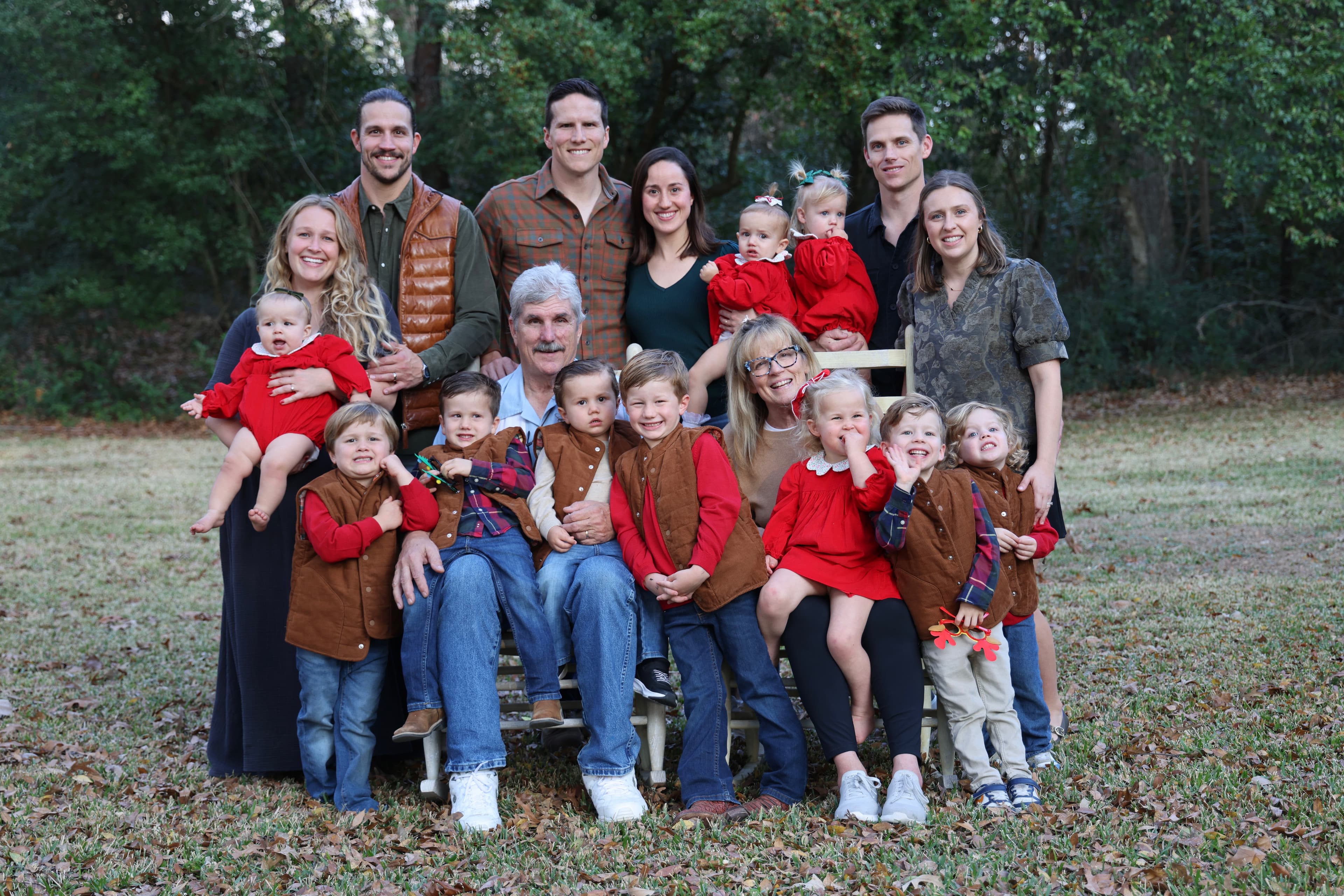 The entire Glaske family — three generations behind East Texas Hot Tub Company