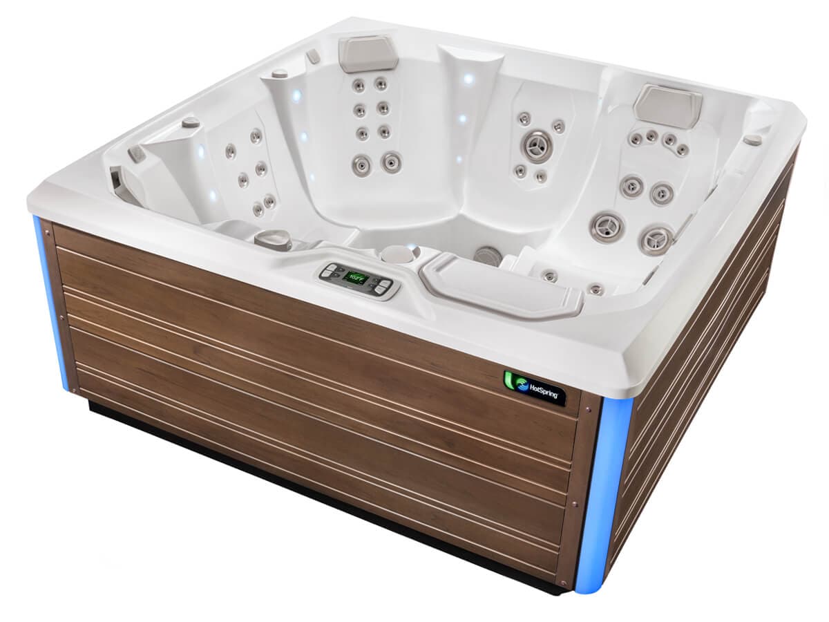 Flair hot tub — in stock at Longview showroom