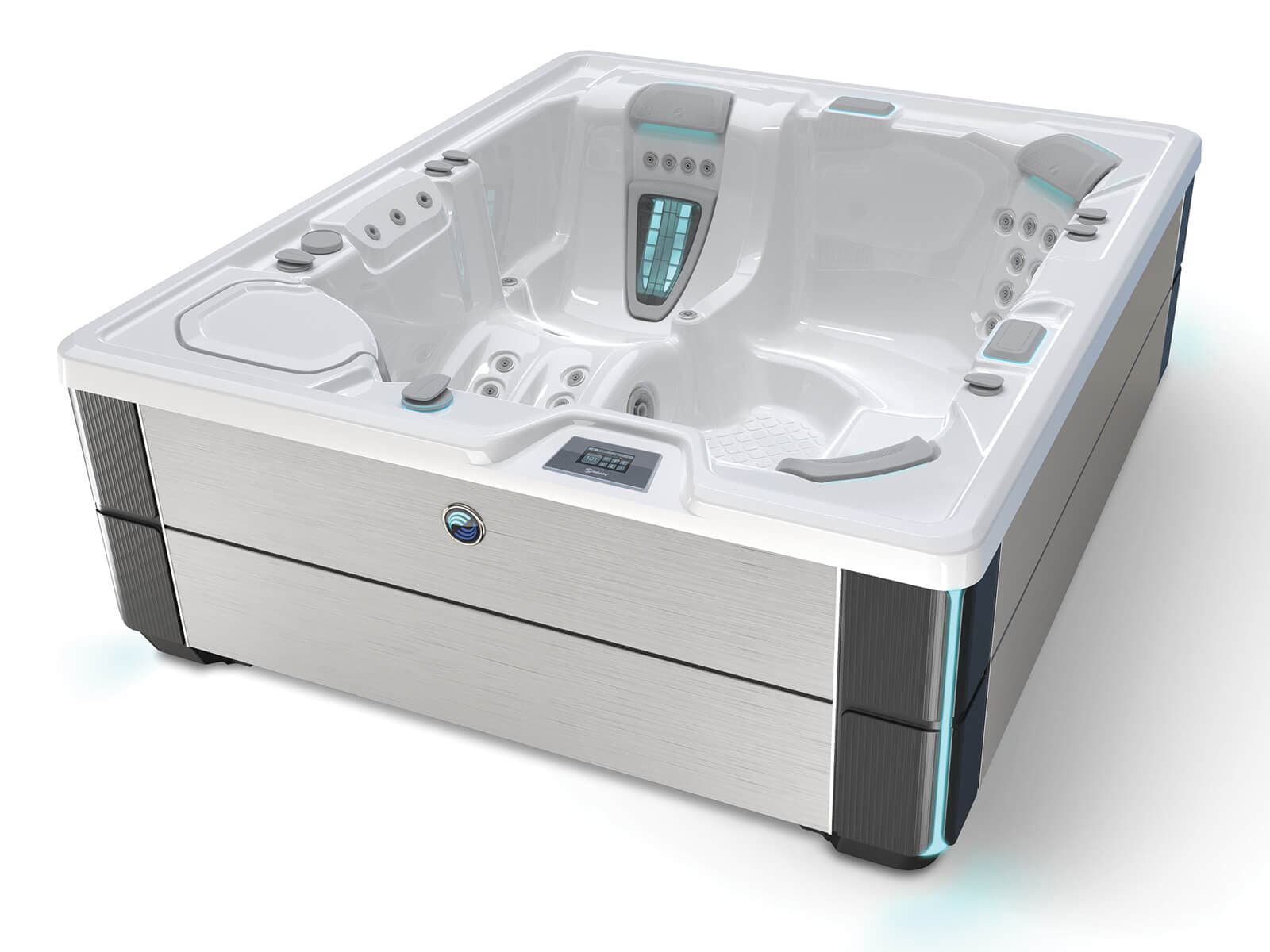 Sovereign hot tub — in stock at Longview showroom