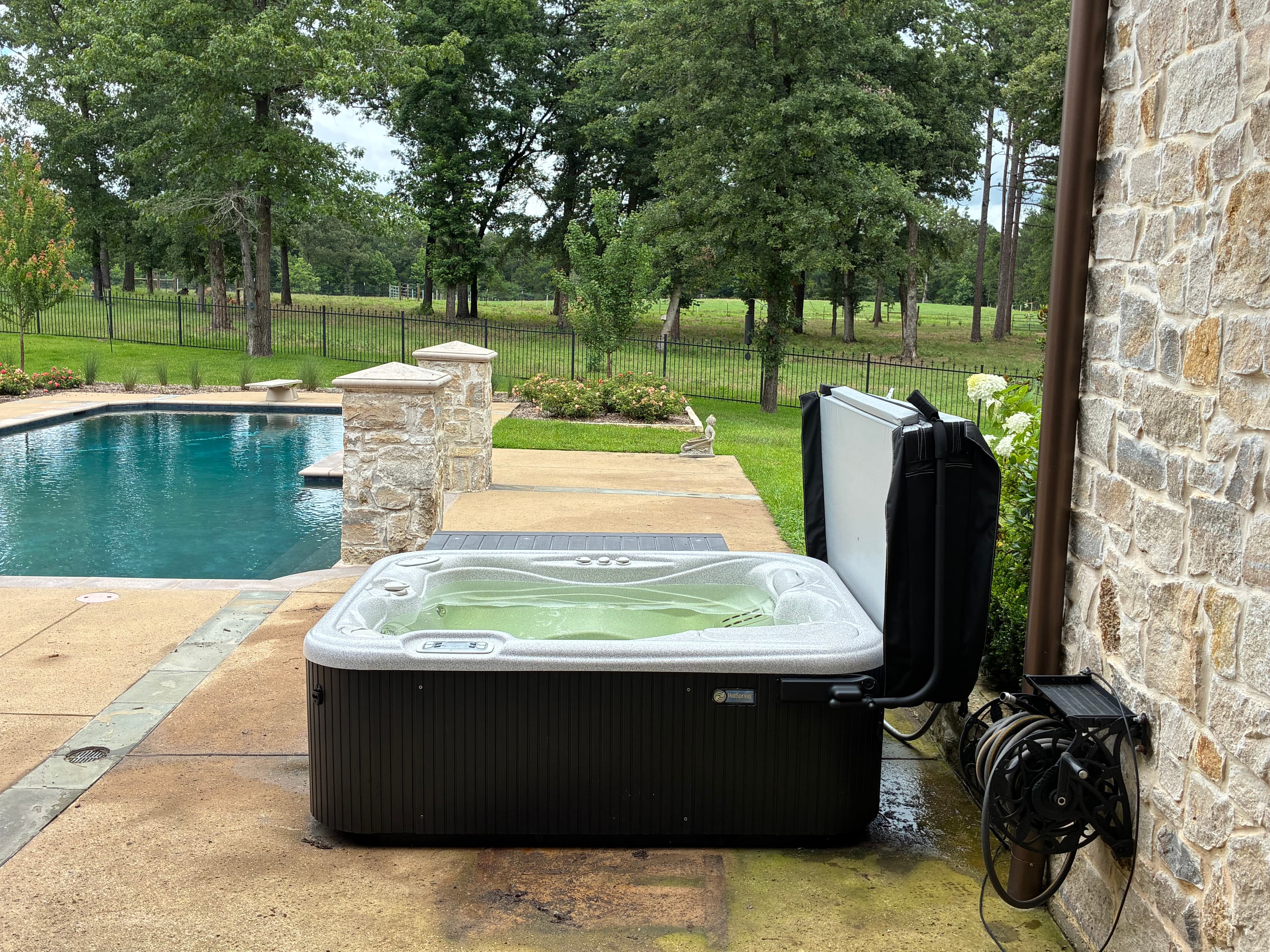 Hot tub delivered by East Texas Hot Tub Company to Tyler, Texas