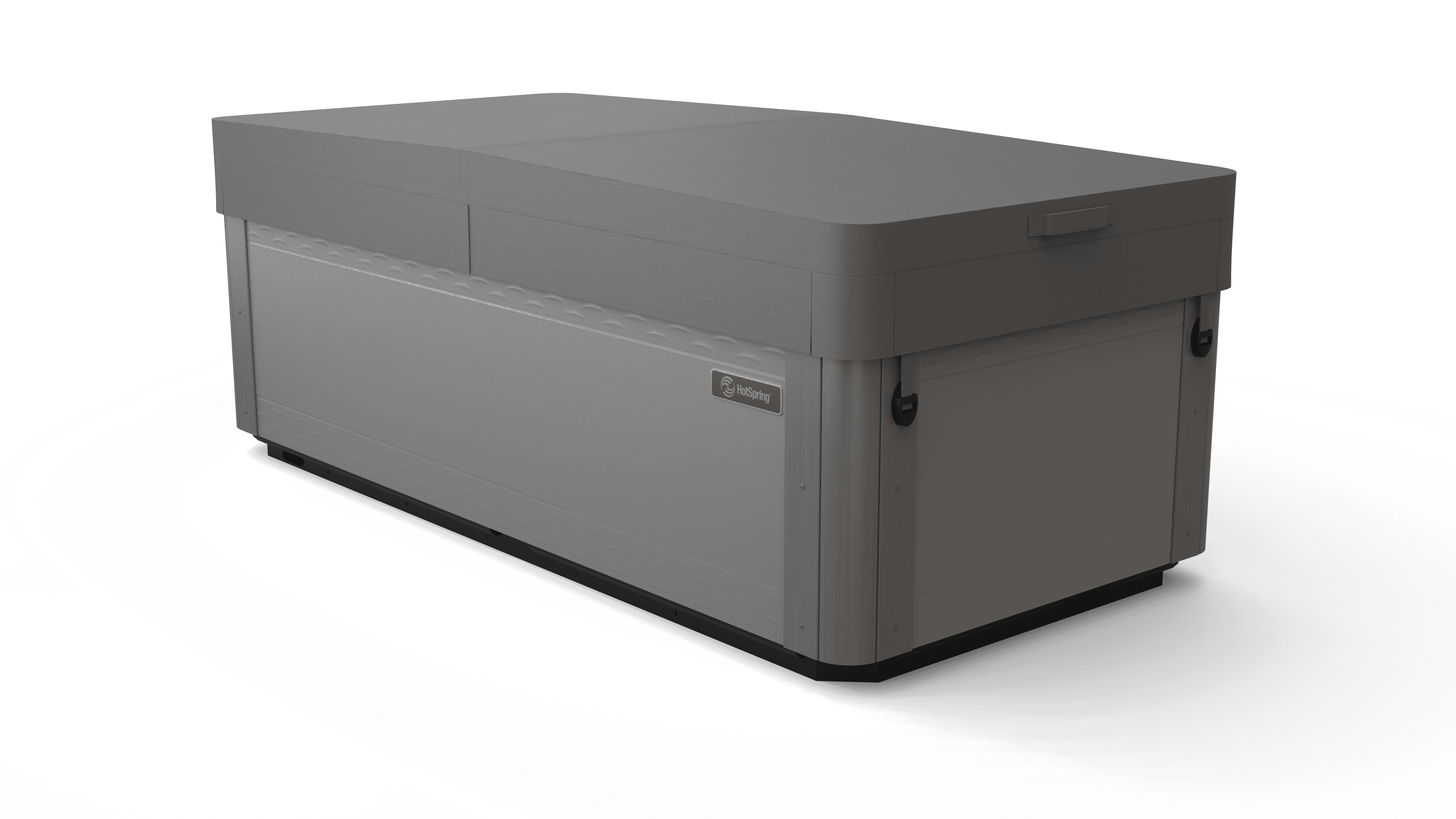 Vigor Cold Plunge in Ash — with WeatherPro cover