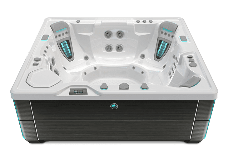 Grandee in Alpine White shell with Blackwood cabinet