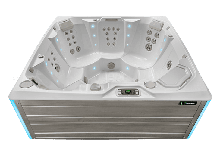 Flash in Alpine White shell with Coastal Gray cabinet