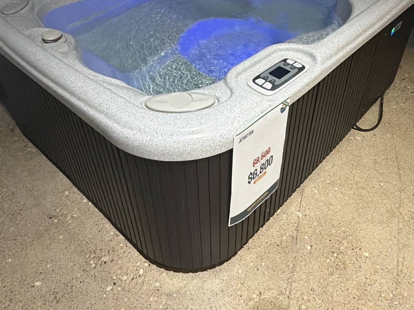 Hot Spring Jetsetter refurb on the floor